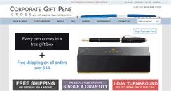 Desktop Screenshot of corporategiftspens.com